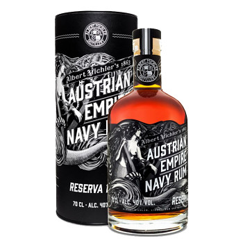 Austrian  Empire Navy Rum Reserva 1863 0,7l 40% + tuba