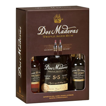 Dos Maderas Rum 5+5y. 0,7l 40% + 2x sherry 20y. 0,1l