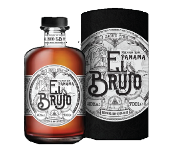 El Brujo Rum 0,7l 40% + dárková tuba 